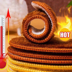 2pair Winter Alpaca Wool Insoles Soft Plush Warm Thicken Foot Shoe Insole
