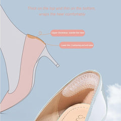 Silicone Heel Stickers Heels Grips Anti Slip Cushions Foot Care