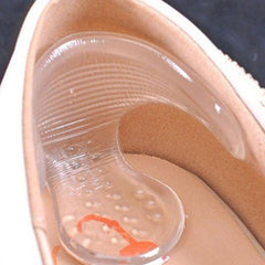 Silicone Shoe Liner Insole Heel Pad for Foot Comfort