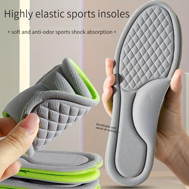 Breathable Deodorant Insoles Sweat Absorbing Sports Insoles