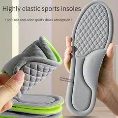 Breathable Deodorant Insoles Sweat Absorbing Sports Insoles
