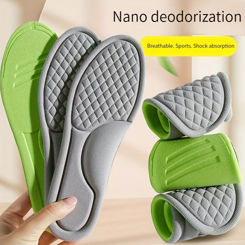 Breathable Deodorant Insoles Sweat Absorbing Sports Insoles