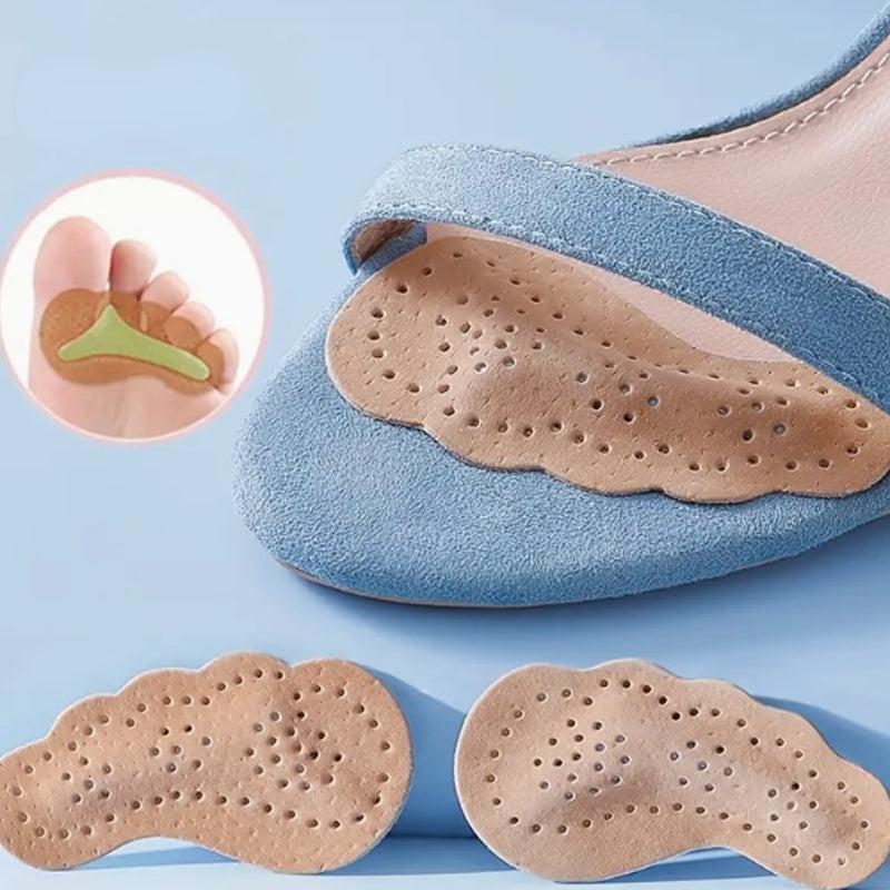 Leather Forefoot Pads Non Slip Inserts for Women's Shoes