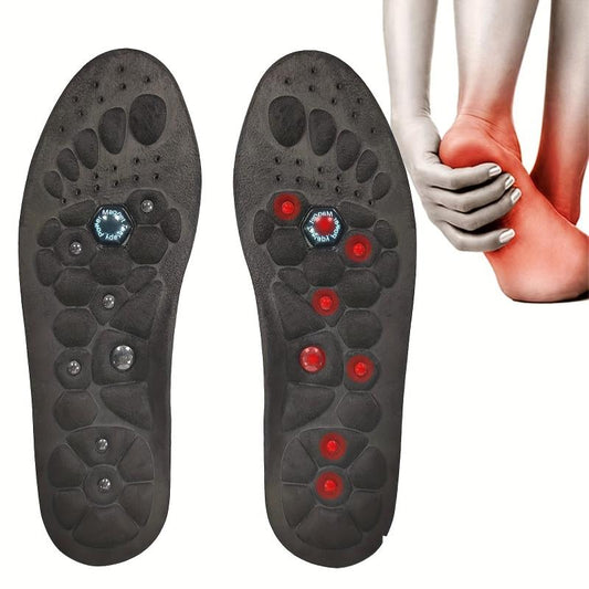 Magnetic Reflexology Insoles Foot Massager Shoe Pad - Men & Women