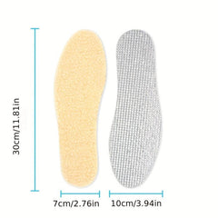 Warm Wool Insoles Soft & Comfortable Fluffy Feet Unisex Adult
