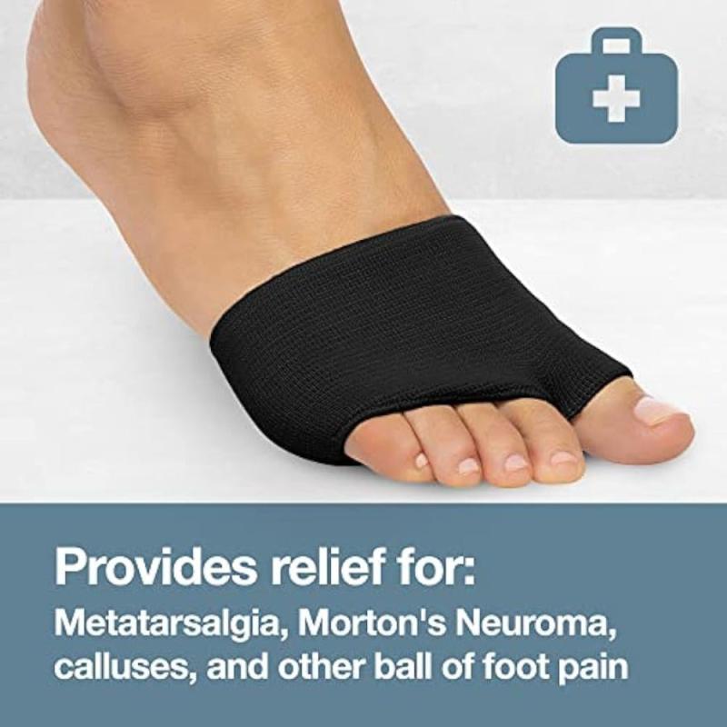 Metatarsal Pads Fabric Sleeves with Gel Inserts Soft Comfortable