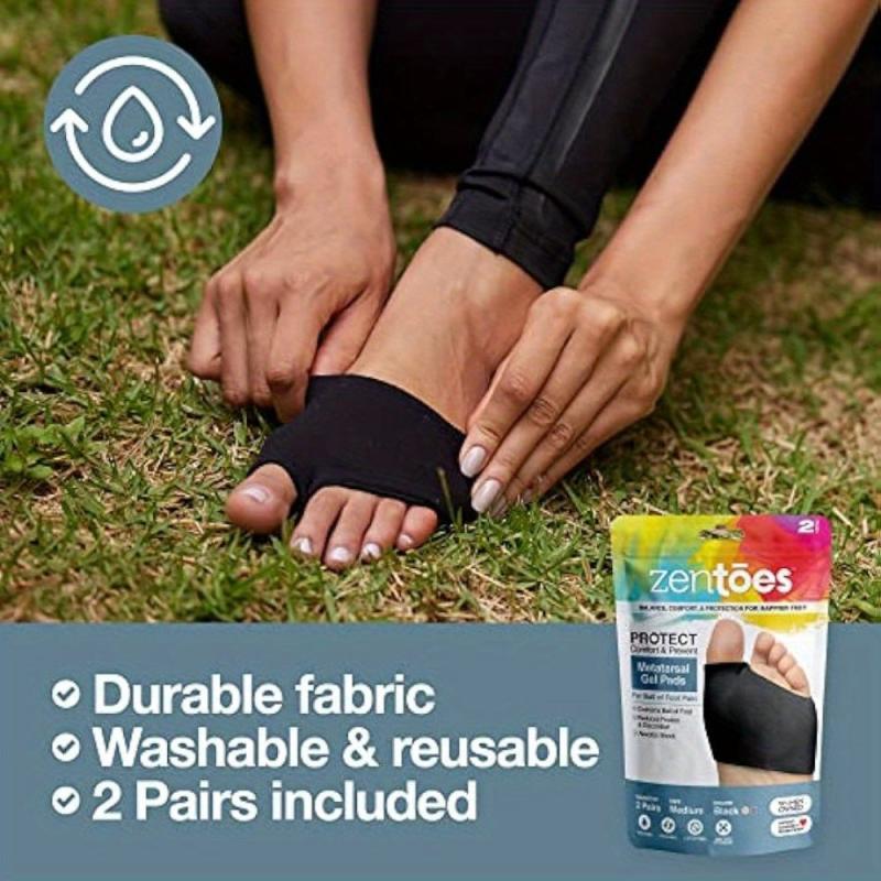Metatarsal Pads Fabric Sleeves with Gel Inserts Soft Comfortable