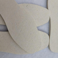 10 Pairs Thick Felt Insoles for Winter Warmth & Comfort