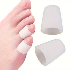 Silicone Gel Pinky Toe Caps - Toe Protectors Covers - Toe Sleeves