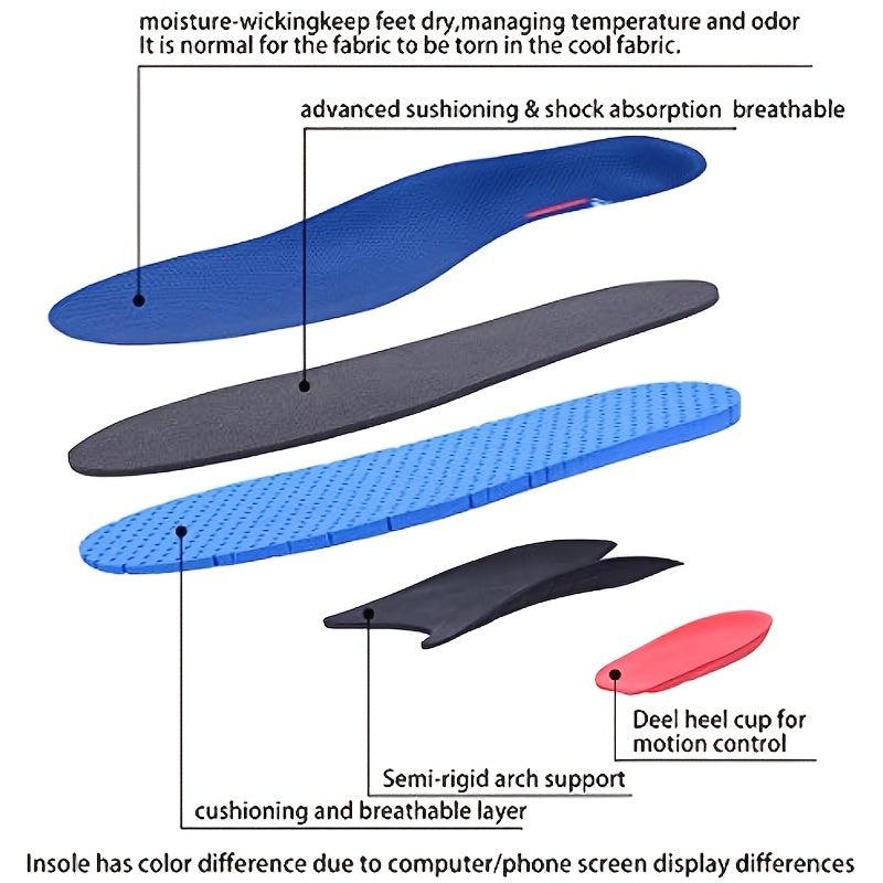 Orthotic Sport Insoles Men Women Arch Supports Plantar Fasciitis Foot Pain