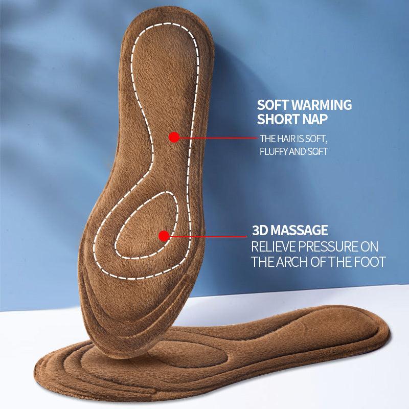 Thermal Memory Foam Insoles for Warmth and Comfort