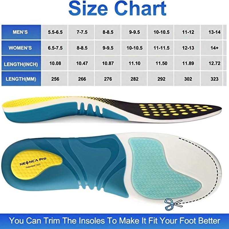 NEENCA Orthotic High Arch Support Insoles Comfort Gel Insert