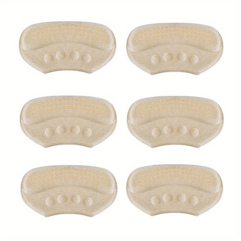 3 Pairs Anti-slip Heel Grips & Liners - Adhesive Back Of Heel Cushion Inserts