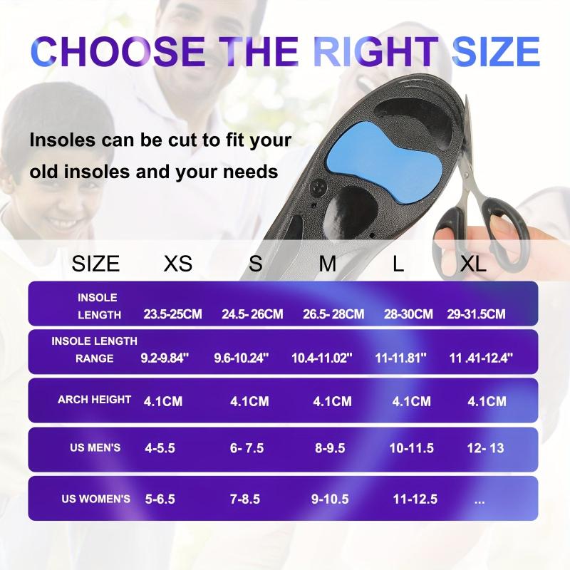 LetsLife Cushioning Insoles for Flat Feet