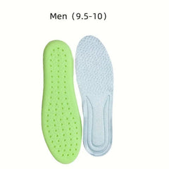 3 Pairs Men's Deodorizing Insoles Soft Shock-Absorbing Popcorn Sole