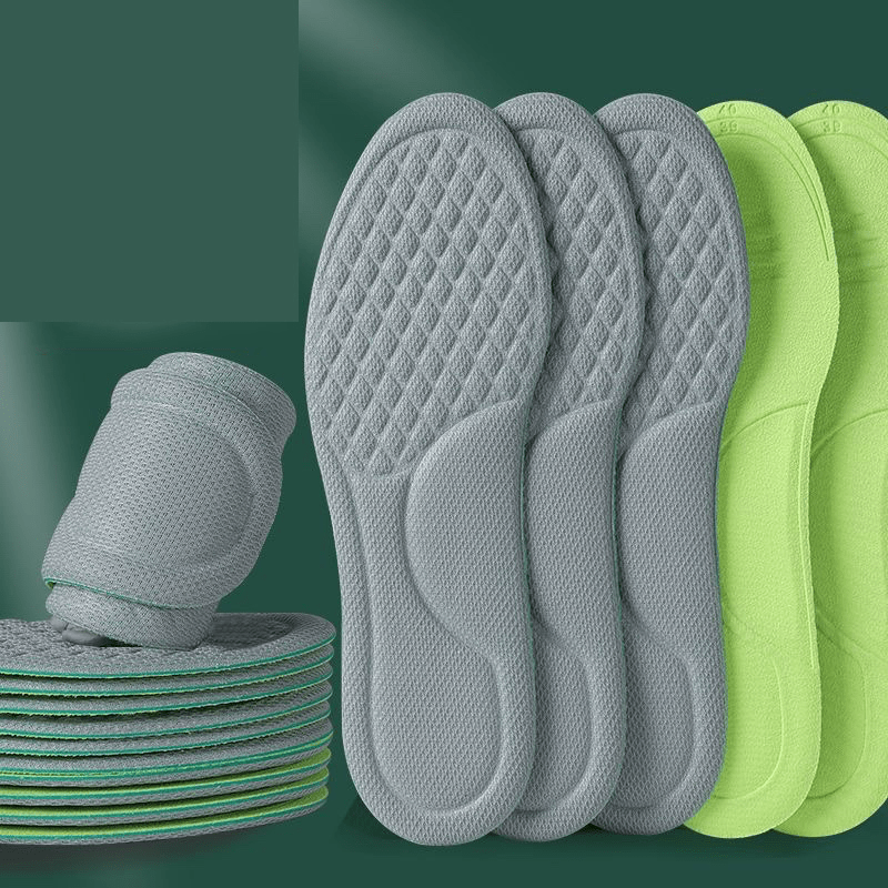Memory Foam Sport Insoles Deodorant Absorb Sweat Massage