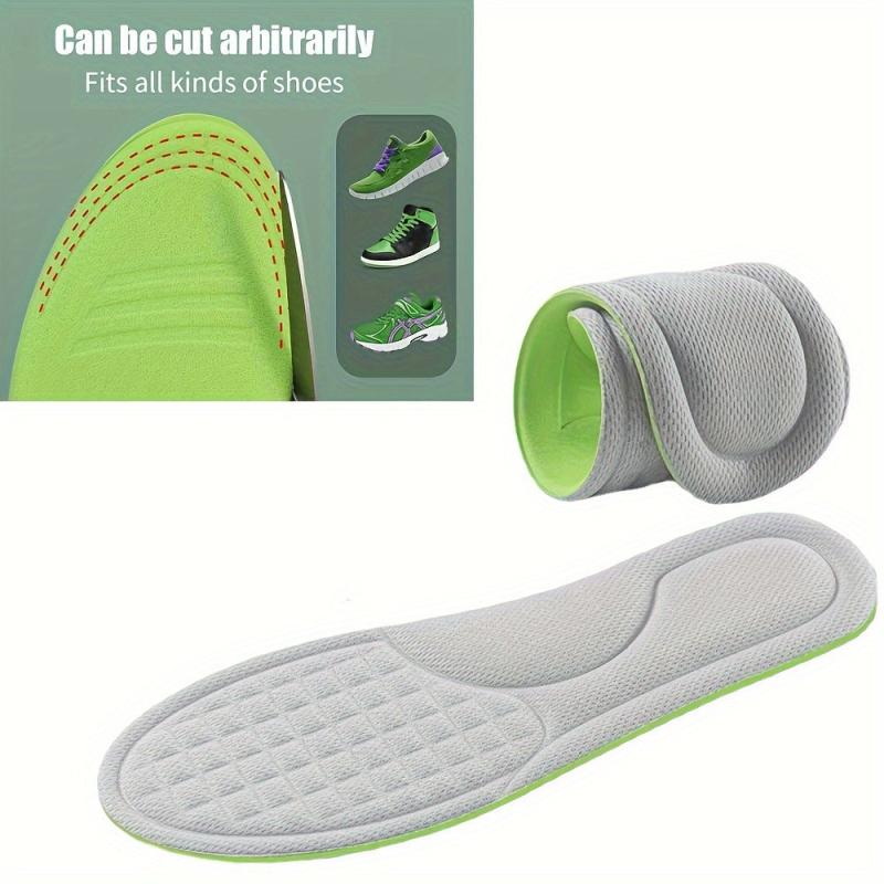 Memory Foam Sport Insoles Deodorant Absorb Sweat Massage