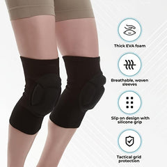 Durable Anti Slip Knee Pad Set for Collision Avoidance