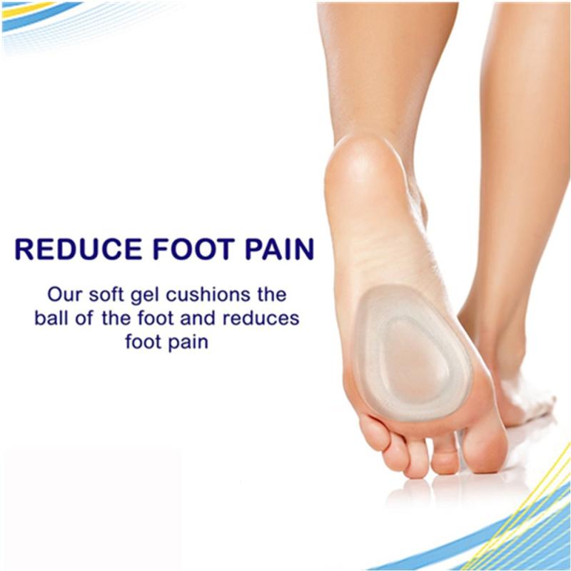 2pcs Ball Of Foot Cushions Foot Inserts Insoles Neuroma Metatarsalgia Gel Pad