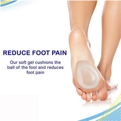 2pcs Ball Of Foot Cushions Foot Inserts Insoles Neuroma Metatarsalgia Gel Pad