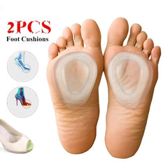 2pcs Ball Of Foot Cushions Foot Inserts Insoles Neuroma Metatarsalgia Gel Pad