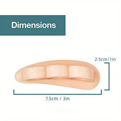 Toe Straighteners with Separator Loops for Hammertoe Corrector - Set of 2