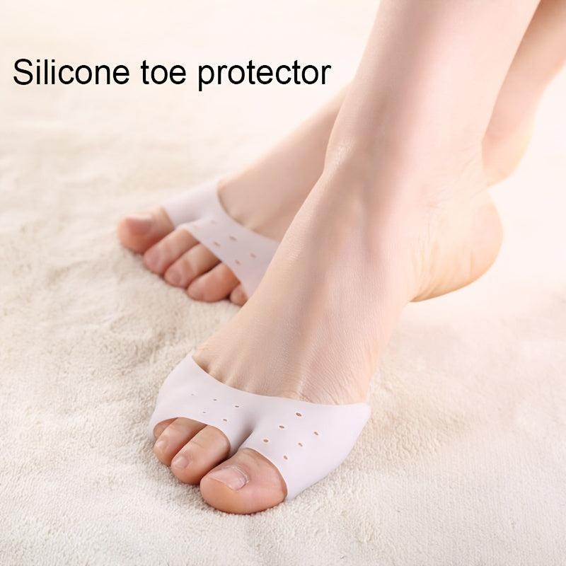 Silicone Protective Feet Tips Covers Soft Anti-wear Toe Covers