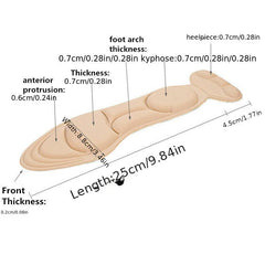 Butterfly Women's High Heeled Shoes Insole Protector - 4 Styles
