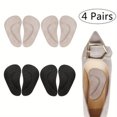 Arch Support Pads 4 Pairs Adhesive Shoe Inserts For Flat Feet