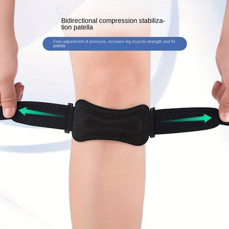 Adjustable Silicone Pad Knee Pads for Running Exercise
