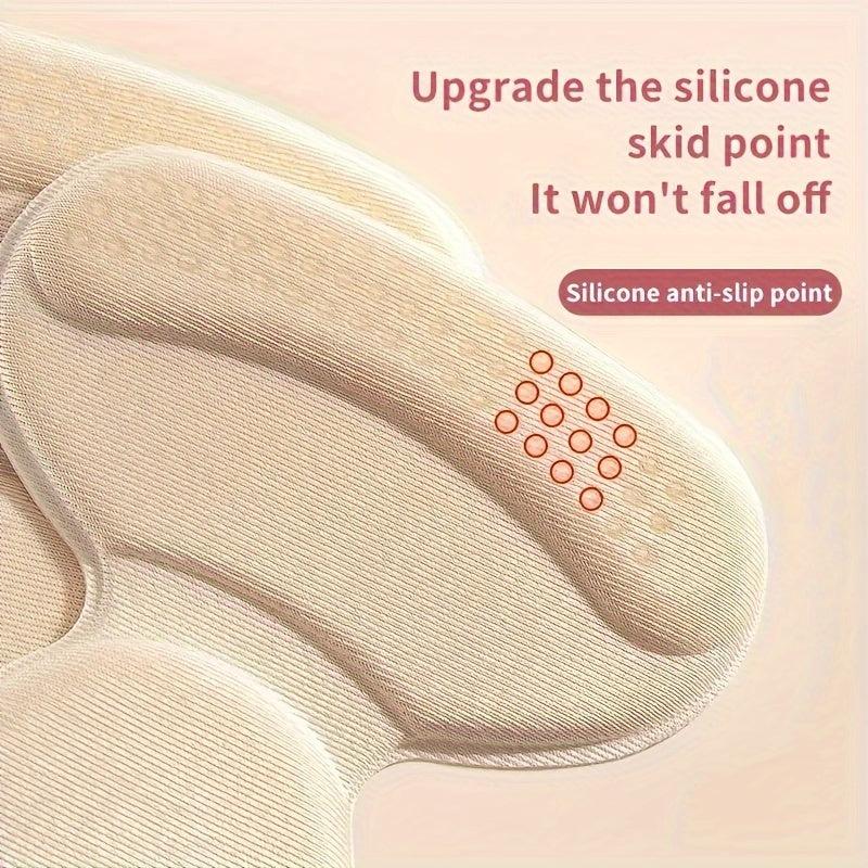 2pcs Anti-friction Foot Memory Foam Heel Pad for Men's & Women's Shoes