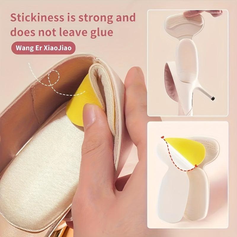 2pcs Anti-friction Foot Memory Foam Heel Pad for Men's & Women's Shoes