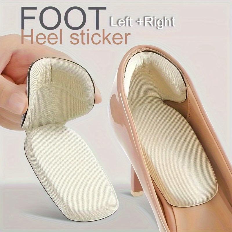 2pcs Anti-friction Foot Memory Foam Heel Pad for Men's & Women's Shoes