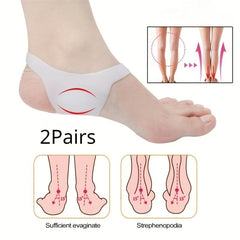 2Pairs Flatfoot Correction Arch Insole Plantar Fasciitis Feet Cushion