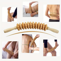 Handheld Wood Massage Roller For Whole Body Massage