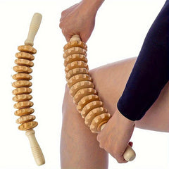 Handheld Wood Massage Roller For Whole Body Massage