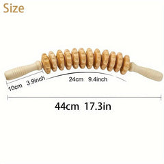Handheld Wood Massage Roller For Whole Body Massage