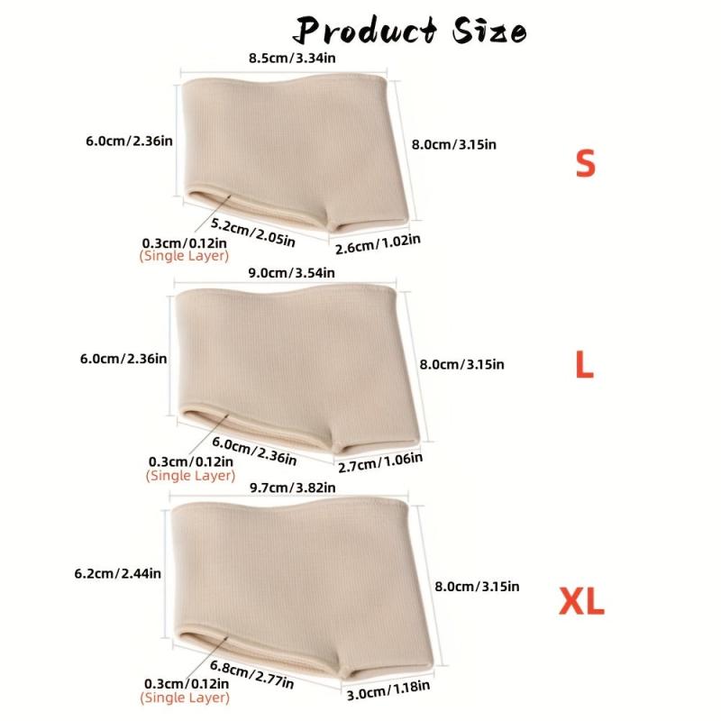 Metatarsal Sleeve Pads Gel Ball of Foot Cushions & Compression Fabric