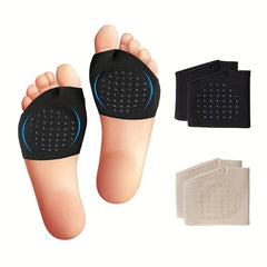 Metatarsal Sleeve Pads Gel Ball of Foot Cushions & Compression Fabric