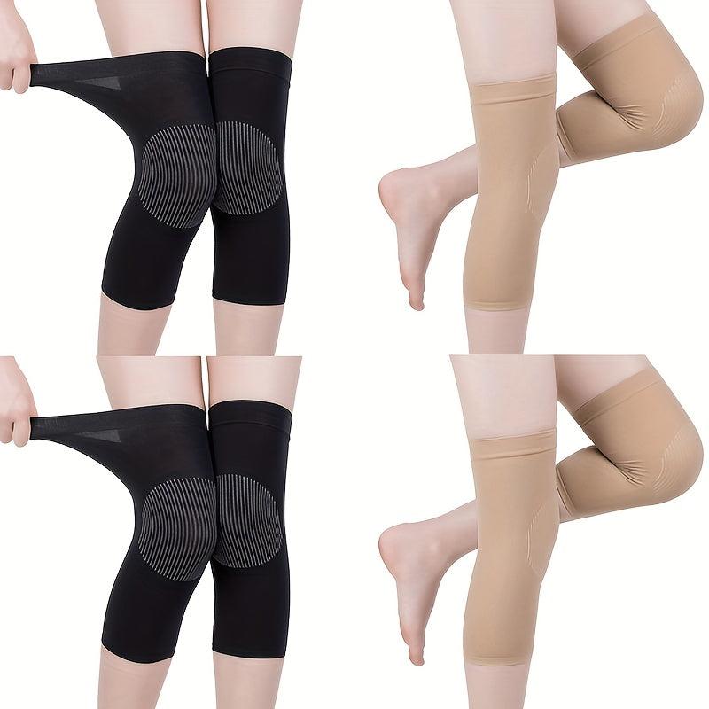 Summer Nylon Knee Pads Stretch Breathable Sports Knee Pads For Men And Women