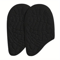 Transparent Heel Pad Gel Particle Back Cushion Velvet Cloth Foot Massage