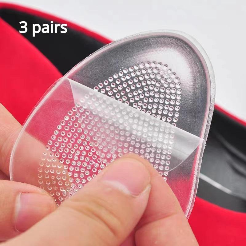 3pcs High Heel Shoe Forefoot Pad Breathable Half Yard Pad
