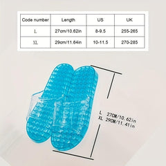 Men's Massage Slippers Acupoint Foot Therapy Non-slip Home Bathroom Shower