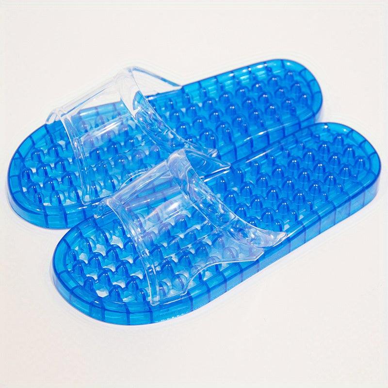 Men's Massage Slippers Acupoint Foot Therapy Non-slip Home Bathroom Shower