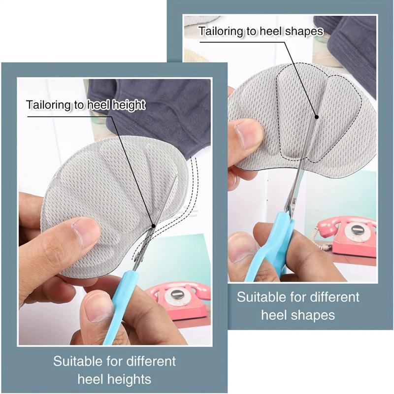 Heel Grips 6 Pairs Self Adhesive Cushion Pads for Loose Shoes