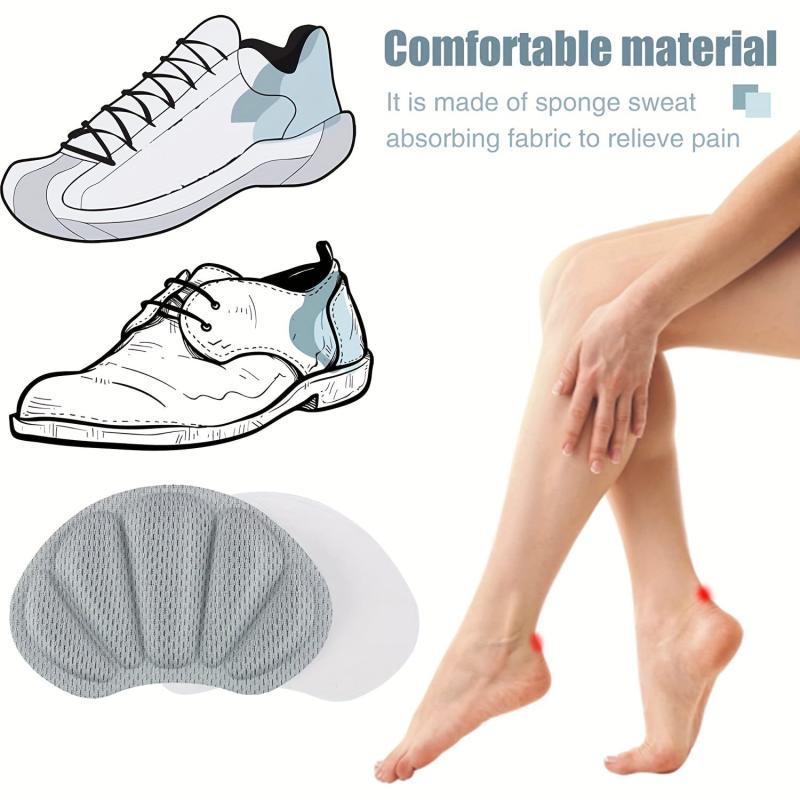 Heel Grips 6 Pairs Self Adhesive Cushion Pads for Loose Shoes