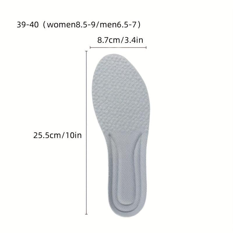 Soft Sports Insole for Men and Women - Breathable High Elastic Shock Absorption