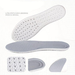 Soft Sports Insole for Men and Women - Breathable High Elastic Shock Absorption