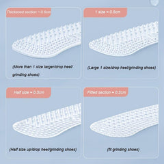 2pcs Silicone Heel Stickers Heels Grips Anti Slip Heel Cushions