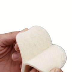 2pcs Double Pack Felt Insoles Warm Winter Sweat absorbent Breathable Soft